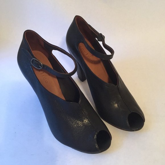 Cocolico Mary Jane Peep Toe Heels - Picture 7 of 13